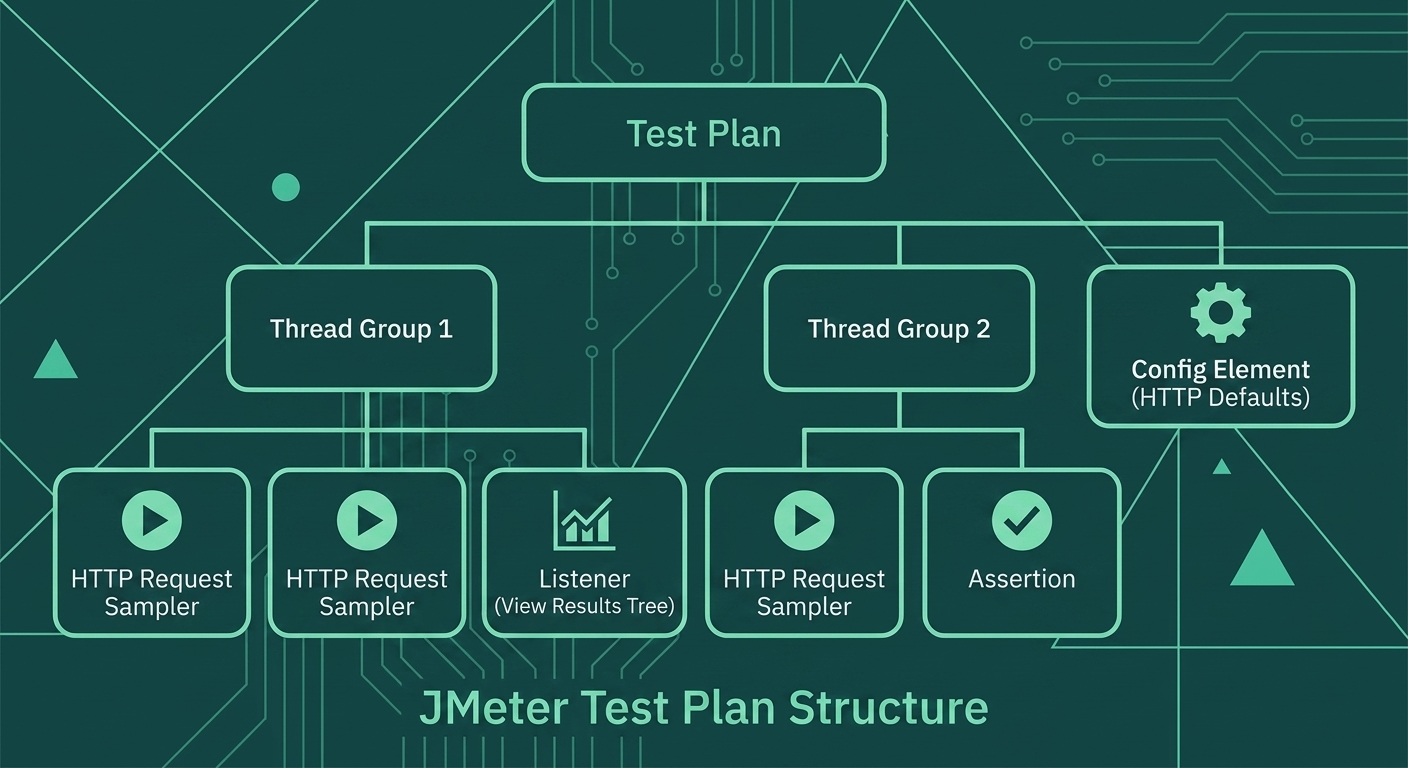 JMeter Test Plan Hierarchy