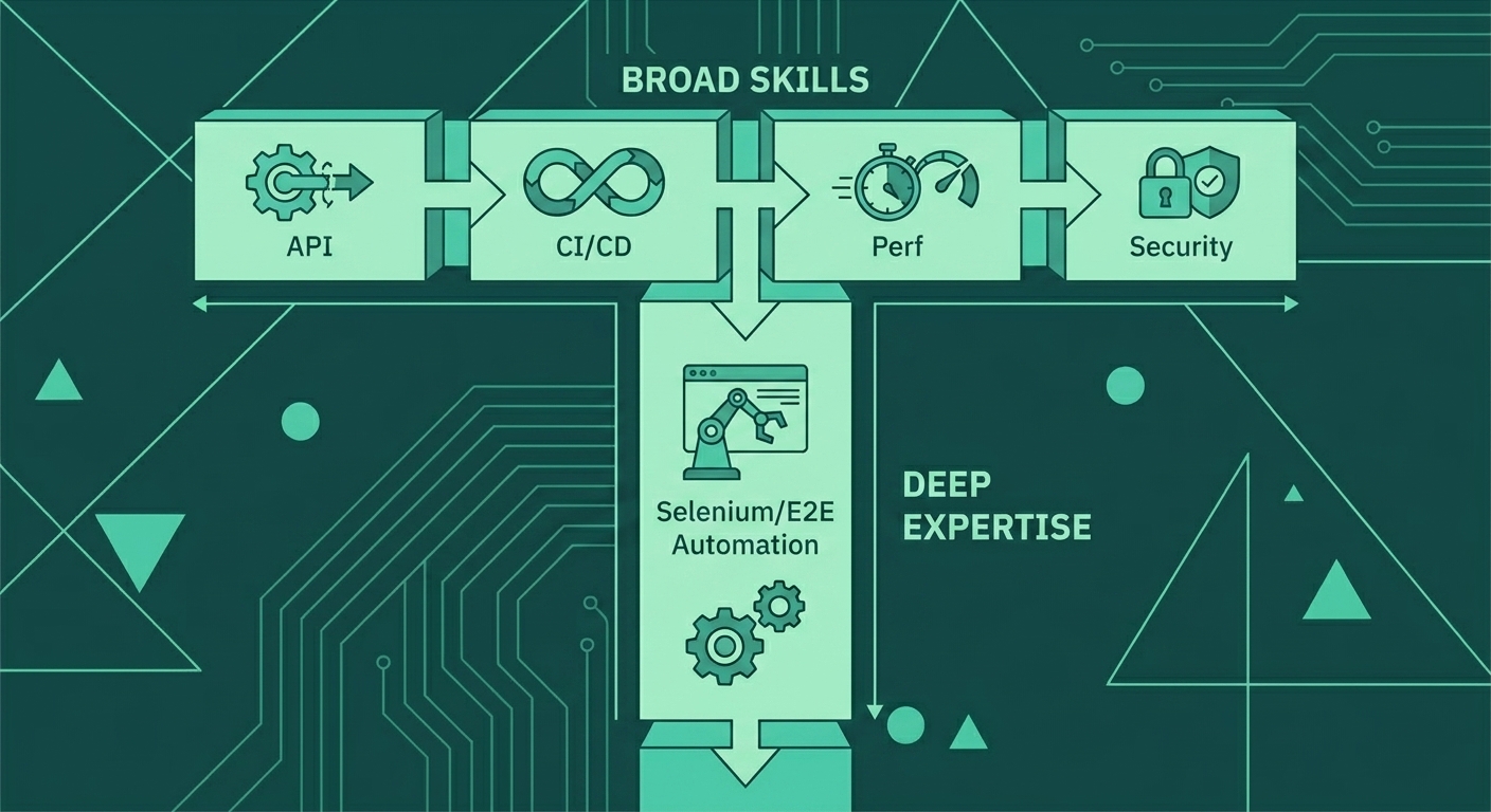 T-Shaped Skills for QA Engineers